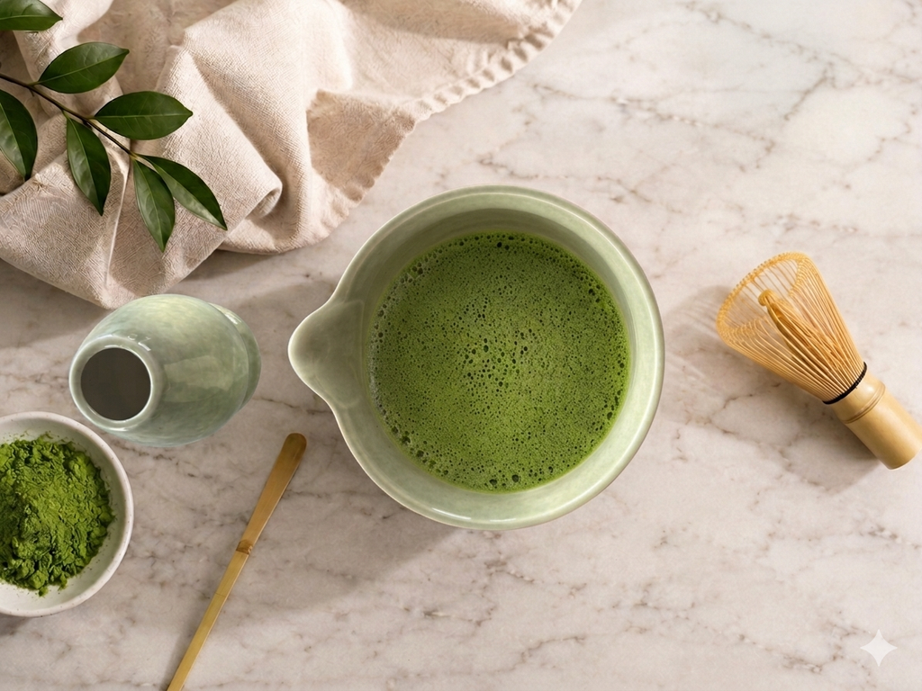 Matcha-Set - Weiß verlauf